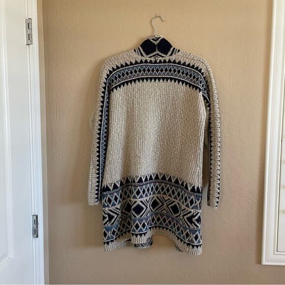 Lucky Brand Aztec Southwestern Cardigan Sweater - Picture 3 of 5